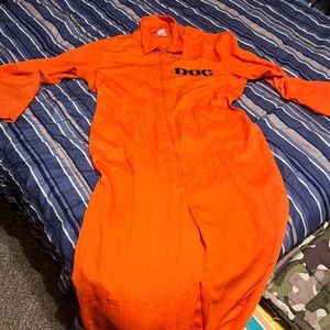 Adult prisoner costume.